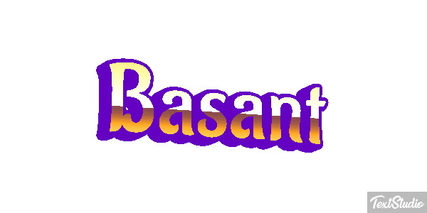 Basant Text effect