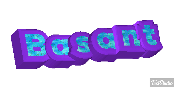 Basant Text effect