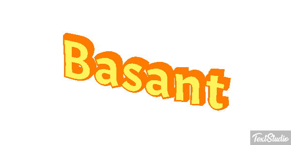 Basant Text effect
