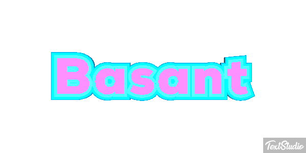 Basant Text effect