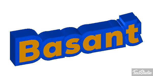 Basant Text effect