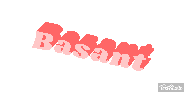Basant Text effect
