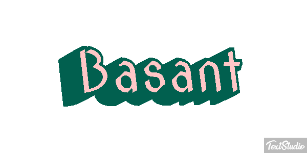 Basant Text effect