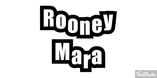 Rooney Mara Text effect