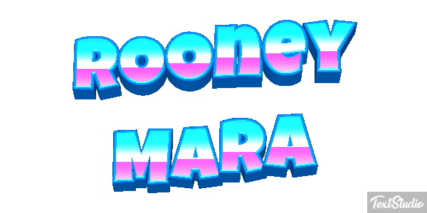 Rooney Mara Text effect