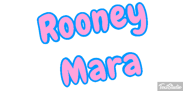 Rooney Mara Text effect