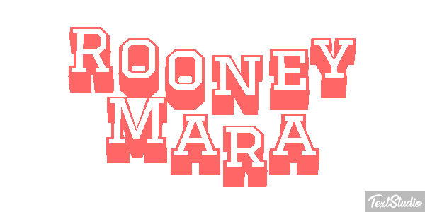 Rooney Mara Text effect