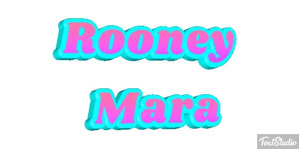Rooney Mara Text effect