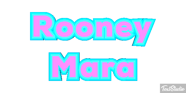 Rooney Mara Text effect