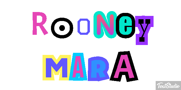 Rooney Mara Text effect