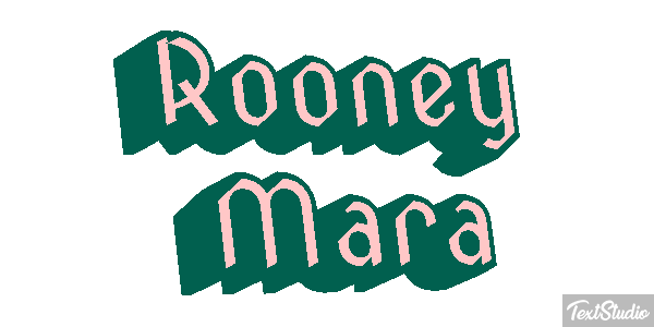 Rooney Mara Text effect