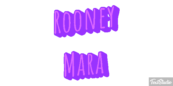 Rooney Mara Text effect