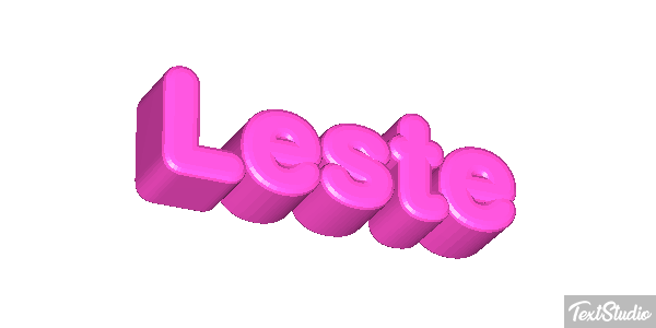 Leste Efeito do texto