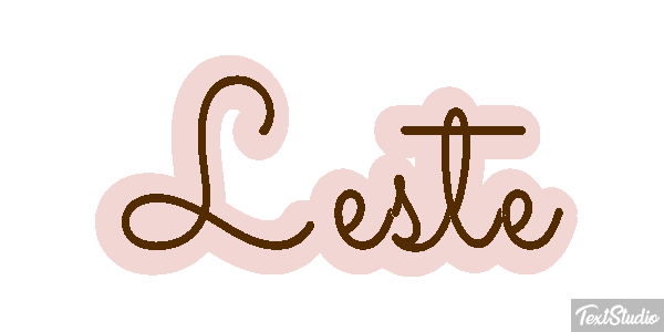 Leste Efeito do texto