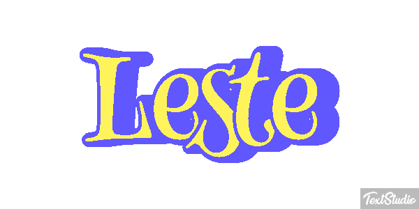 Leste Efeito do texto
