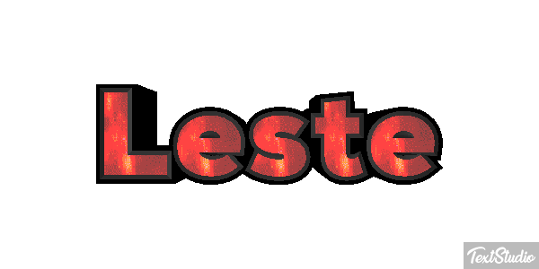 Leste Efeito do texto