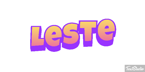 Leste Efeito do texto