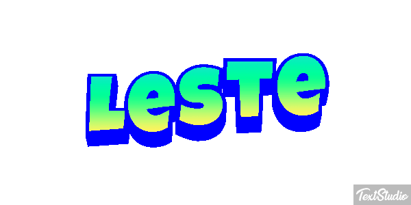 Leste Efeito do texto