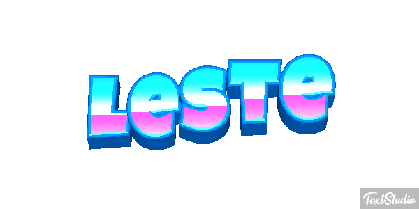 Leste Efeito do texto
