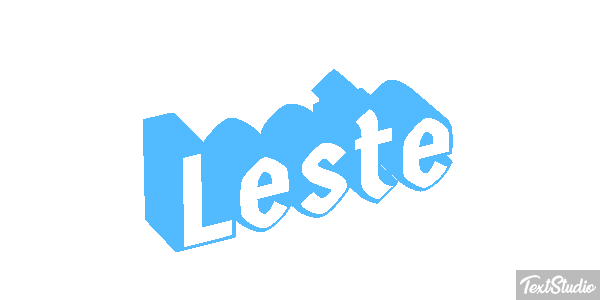Leste Efeito do texto