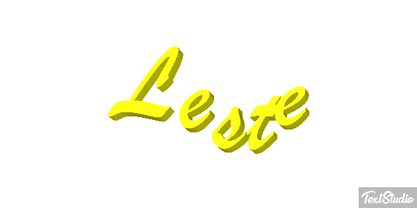 Leste Efeito do texto