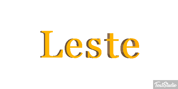 Leste Efeito do texto