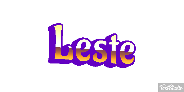 Leste Efeito do texto
