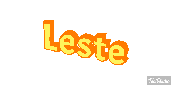 Leste Efeito do texto