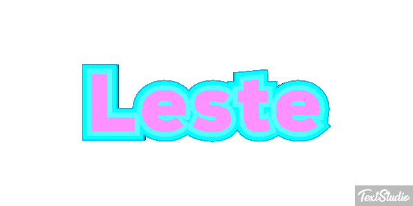 Leste Efeito do texto