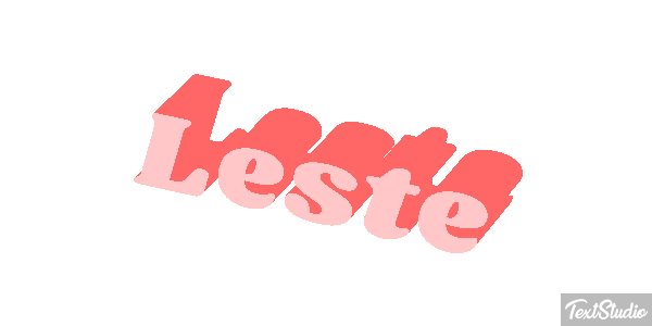 Leste Efeito do texto