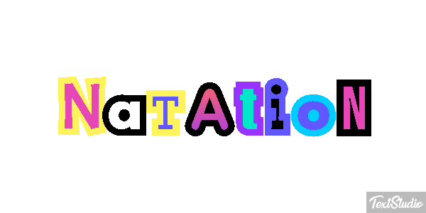 Natation Effet de texte