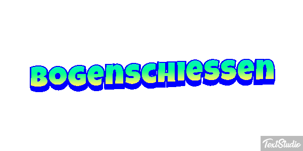 Bogenschießen Tekst effect