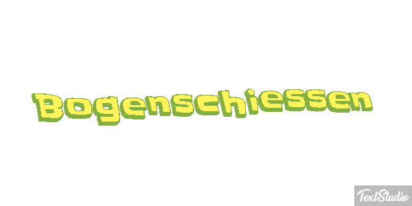 Bogenschießen Tekst effect