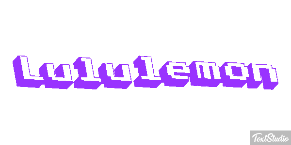 Lululemon Text effect