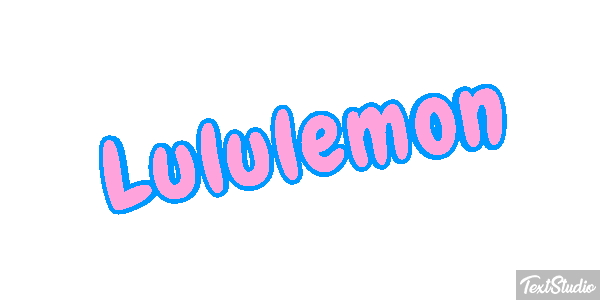 Lululemon Text effect