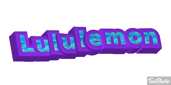 Lululemon Text effect