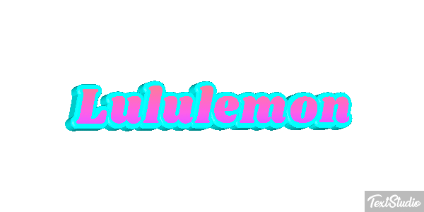 Lululemon Text effect
