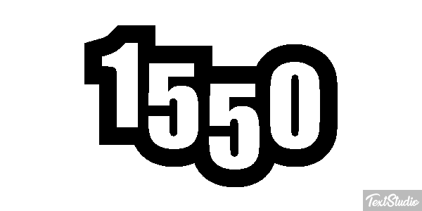 1550 Texteffekt
