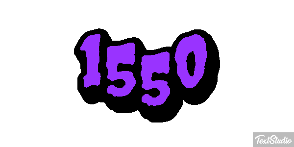 1550 Texteffekt