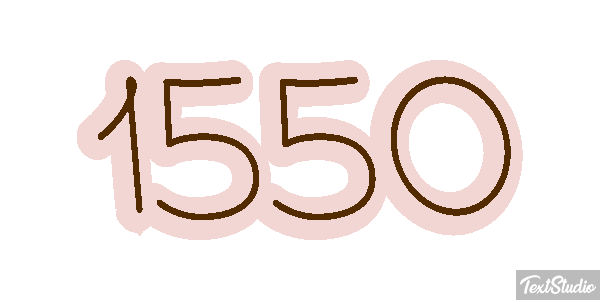 1550 Texteffekt