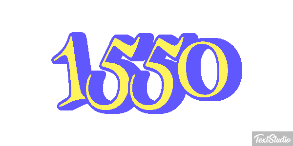 1550 Texteffekt