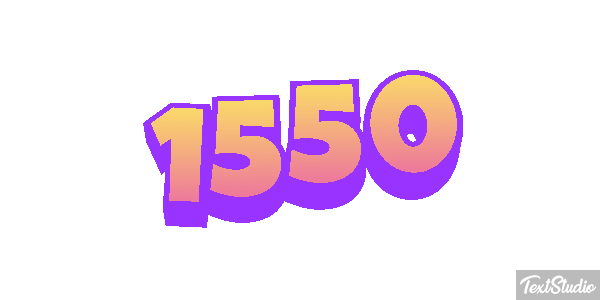 1550 Texteffekt