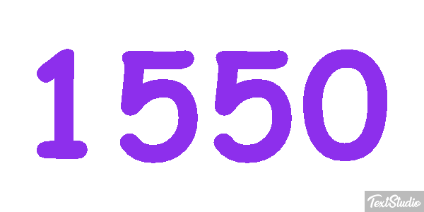 1550 Texteffekt