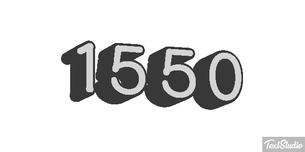 1550 Texteffekt