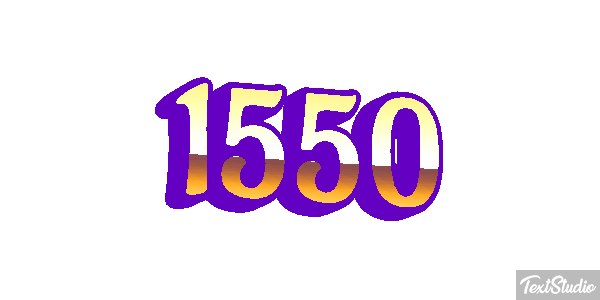 1550 Texteffekt