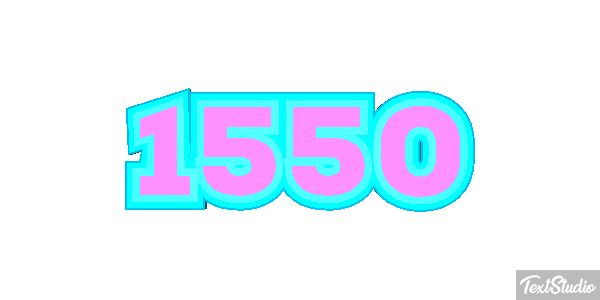 1550 Texteffekt