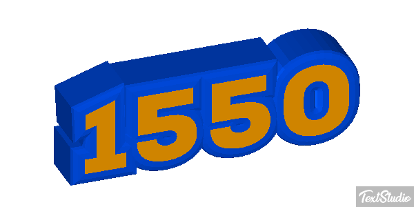 1550 Texteffekt