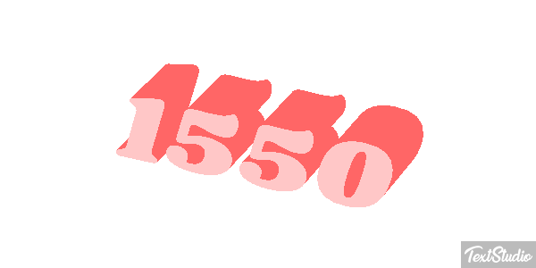 1550 Texteffekt