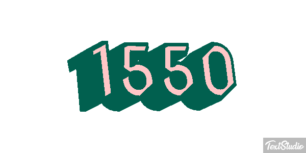 1550 Texteffekt