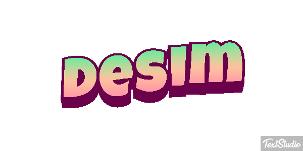 Desim Effetto testo